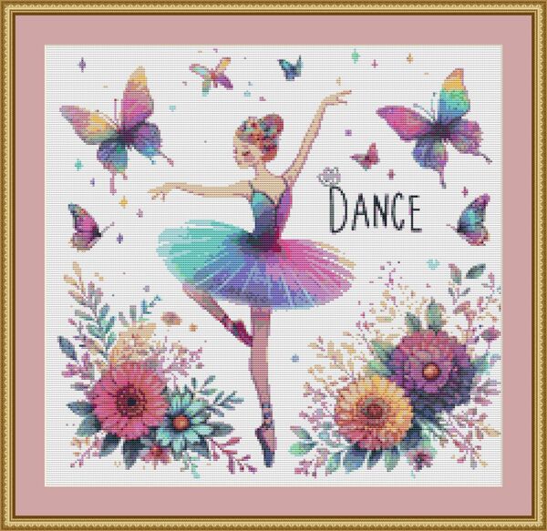 Dance Cross Stitch Pattern