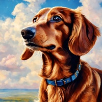 Dachshund Cross Stitch Pattern - Thumbnail 2