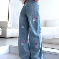 *Free Shipping*RABBIT ROSE JEANS - Thumbnail 2