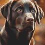 Chocolate Labrador Cross Stitch Pattern-1