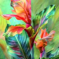 Canna Lily Cross Stitch Pattern - Thumbnail 2