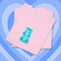 LONELY GUMMY BEAR TEE blue bb - Thumbnail 1