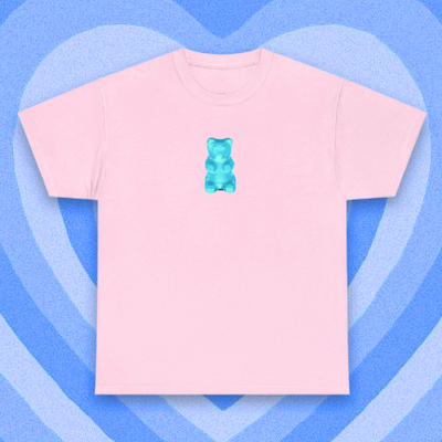 Lonely gummy bear tee blue bb