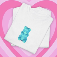 LONELY GUMMY BEAR TEE blue bb - Thumbnail 2