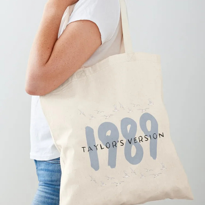 1989 tote bag taylor canvas bag swiftie gift