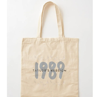 1989 Tote Bag Taylor Canvas Bag Swiftie Gift - Thumbnail 4
