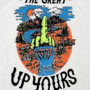 "The Great Up Yours" T-Shirt (white)-1