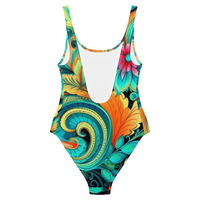 Bohemian Beach One-Piece Swimsuit - Thumbnail 1