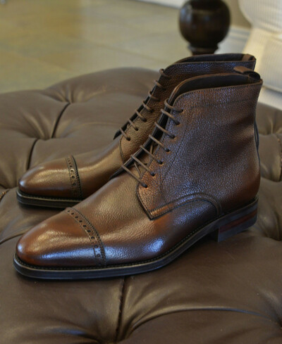 Stylish Handmade Brown Cow Leather Specially Designed Boot
