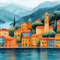 By The Seashore Cross Stitch Pattern - Thumbnail 2