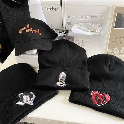 Embroidered beanies