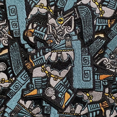 Tzinacan tlacatl embroidered patch - Thumbnail 1