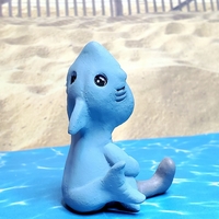 Shark Hoodie Robot Figure Resin Desk Friend - Thumbnail 7
