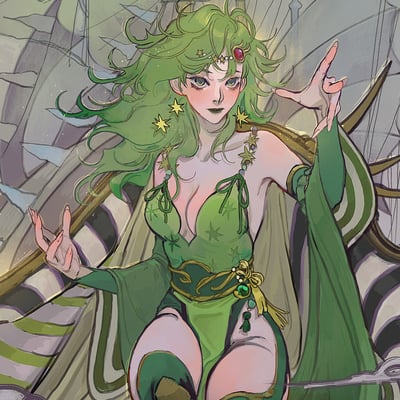 Rydia of mist poster