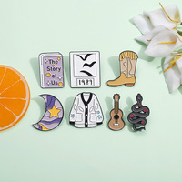 10pcs Taylor Swift Album Inspired Enamel Pins TS Merch Cute Enamel Pins Set Swiftie Gifts - Thumbnail 2