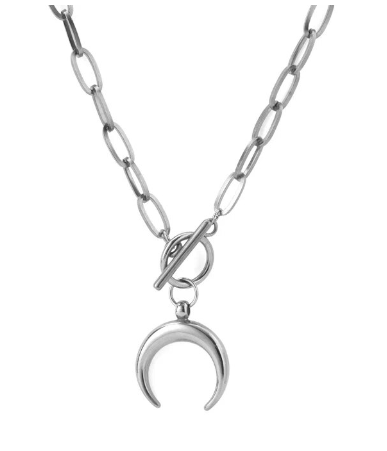 crescent moon chain 