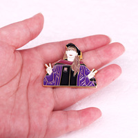 Taylor Swift in Doctoral Graduation Gown Enamel Pins Metal Enamel Pins Swiftie Gifts - Thumbnail 2