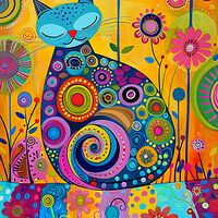 Asleep Cross Stitch Pattern - Thumbnail 2