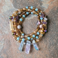 CRYSTAL ME 💎 CRYSTAL & GEMSTONE HANDMADE WAIST BEADS BY Nubian Collection Artwear 👑🎨 - Thumbnail 2