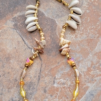 BEACH GODDESS 👑🌊✨️ GLOW IN THE DARK CRYSTAL & GEMSTONE HANDMADE WAIST BEADS By Nubian Collection Artwear👑🎨 - Thumbnail 2