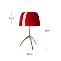 Copper Table Lamp Middle Ancient House Retro Designer Lamps - Thumbnail 13