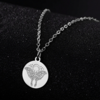  Moon Moth Disc Pendant - Thumbnail 1