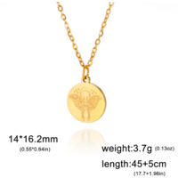  Moon Moth Disc Pendant - Thumbnail 2