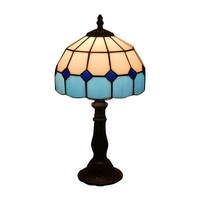 Bedside Lamp Retro Bar Yellow Glass Lamp Resin Base Table Lamps Makeup Table Side Table Led Lights - Thumbnail 19