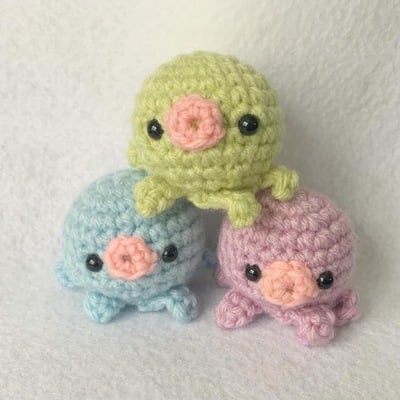 Octopus keychain