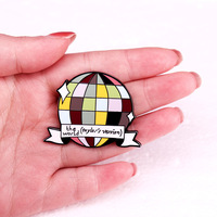 The World Taylor's Version Disco Ball Enamel Pins TS Swiftie Gifts - Thumbnail 2