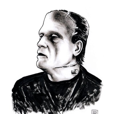Frankenstein print