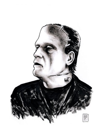Frankenstein Print