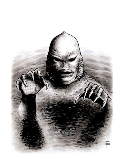 Creature from the Black Lagoon Print