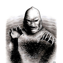 Creature from the Black Lagoon Print