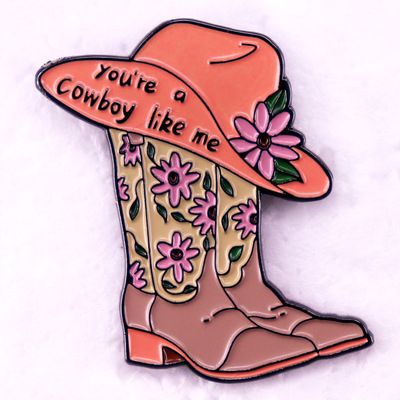 You're a cowboy like me  enamel pins taylor swift album inspired enamel pins ts swiftie gifts