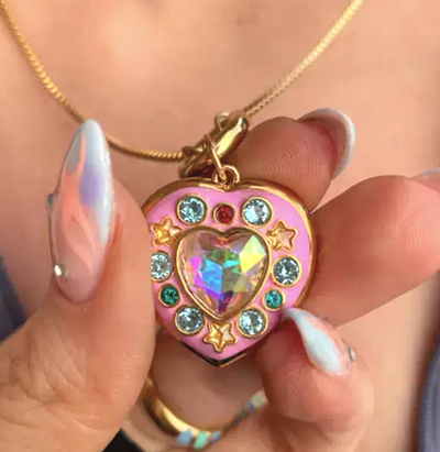 HEART LOCKET PENDANT NECKLACE  