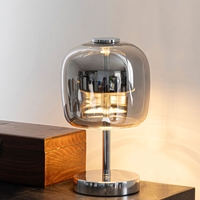 Decorative Table Lamp Glass Lamps Nordic Simple Bedside Personality Bar Ambience Light - Thumbnail 8