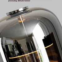 Decorative Table Lamp Glass Lamps Nordic Simple Bedside Personality Bar Ambience Light - Thumbnail 12