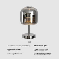 Decorative Table Lamp Glass Lamps Nordic Simple Bedside Personality Bar Ambience Light - Thumbnail 4