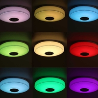 Tuya Wifi Smart Ceiling Light Led Colorful App Remote Control Bluetooth Lamps Alexa Google Home Cross-Border - Thumbnail 3
