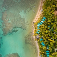 YEMỌJA SHORES 🏝🌊💙🩵 GLOW IN THE DARK CRYSTAL & GEMSTONE HANDMADE WAIST BEAD SET 💫  By Nubian Collection Artwear 👑🎨 - Thumbnail 9