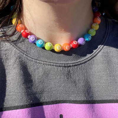 Rainbow 8 ball choker