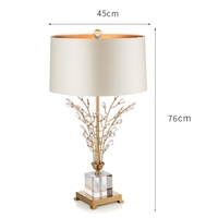 Modern Light Luxury Crystal Table Lamp - Thumbnail 3