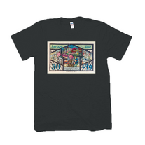 NotGeld Reprint t-shirt Blacksmith and Townspeople 50 Pfennig