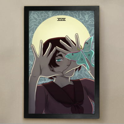 The moon | 11x17" art print