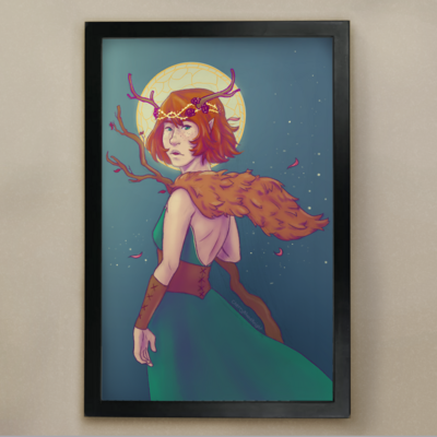 Critical role keyleth | 11x17" art print