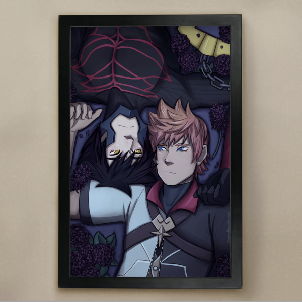 Kingdom Hearts Ventus and Vanitas | 11x17" Art Print