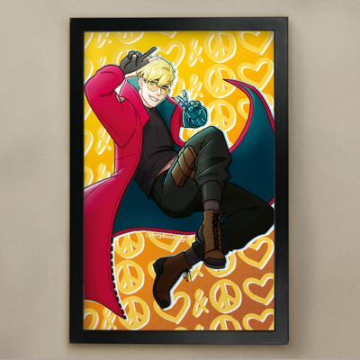 Trigun stampede vash the stampede | 11x17" art print