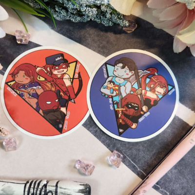 Rh & the outlaws 3" stickers