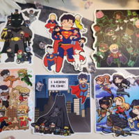 DC 'Fam' 4" Stickers - Thumbnail 3